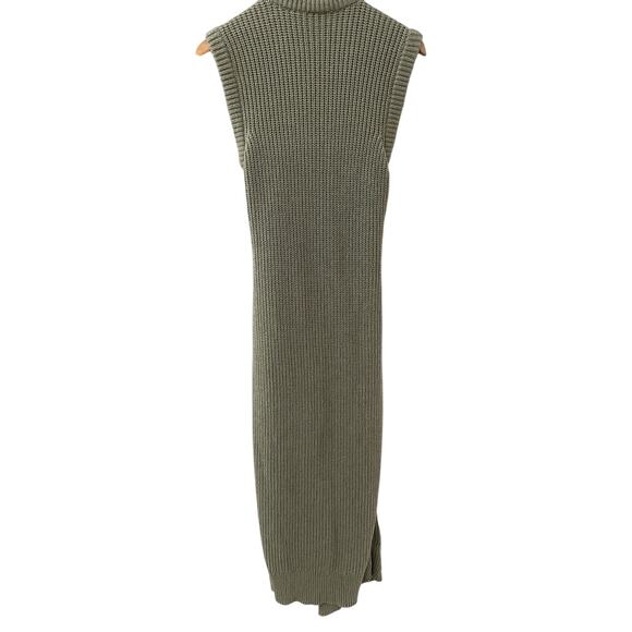 Jonathan Simkahi Jeane Waist Sash Boucle Modi Sweater Dress in Sage Size Medium - Picture 9 of 12